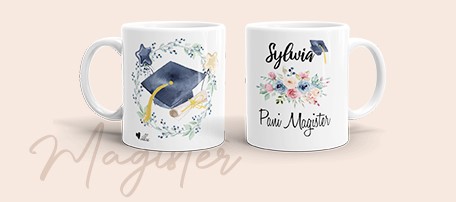 Kubki dla Pani Magister i dla Pana Magistra